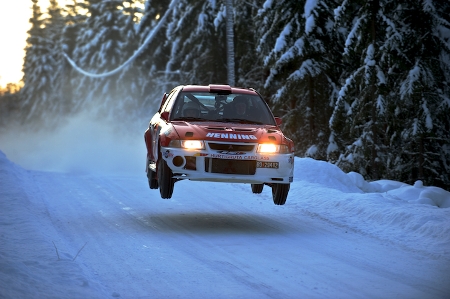 Hirvonen best på Finnskogen