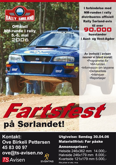 Rally Sørland-avis