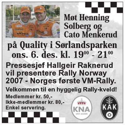 Henning og Cato til Kristiansand