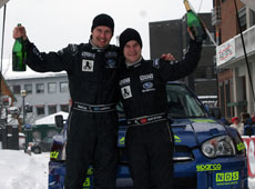 Mads Østberg vant KNA Rally Finnskog