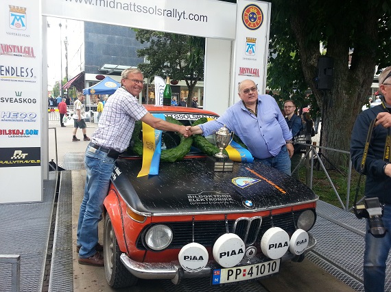 Thorbjørn Bye/Oddvar Moland totaltvant Midnattssolsrallyt 2015